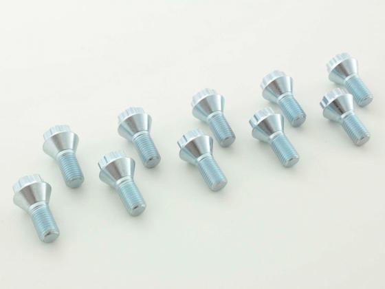 Radschraube einzeln Schaftlänge 26mm Kegelbund Kurzkopf silber M12x1,75 Radschraube einzeln Schaftlänge 26mm Kegelbund Kurzkopf silber M12x1,75